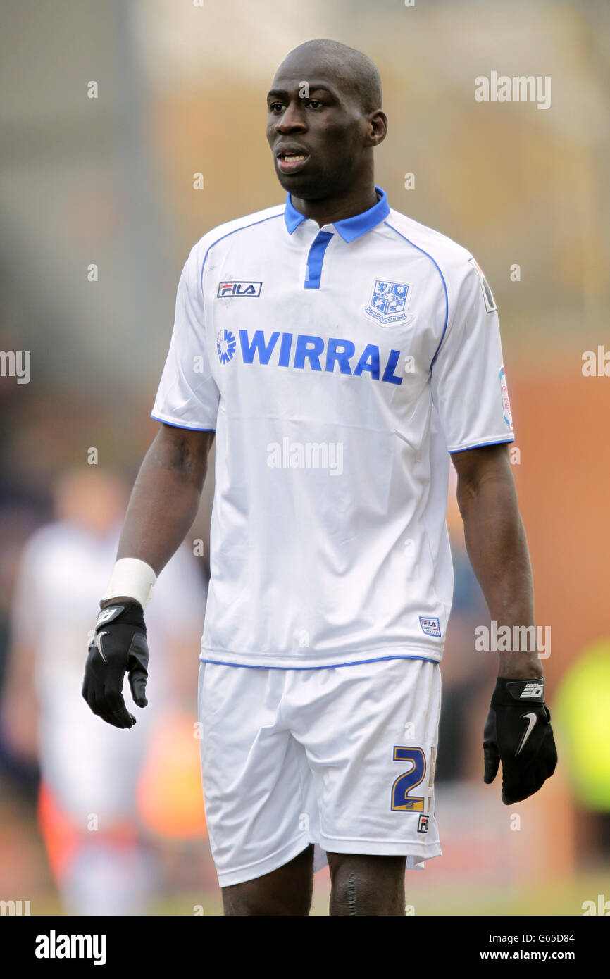 Football - npower football League One - Tranmere Rovers v Sheffield United - Prenton Park. Mamady Sidibe, Tranmere Rovers Banque D'Images