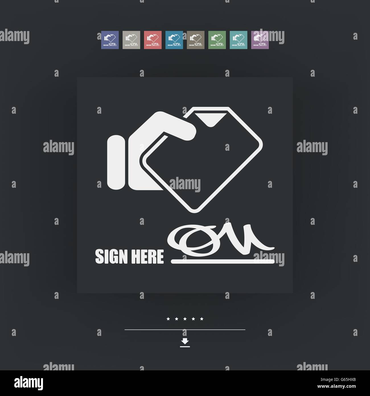 Vous pouvez recherchez des document de réception Illustration de Vecteur