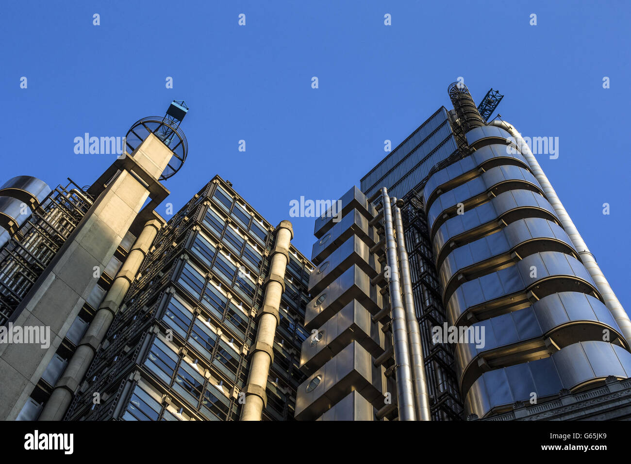 Vue sur la ville - Londres.Vue générale du Lloyds Building, Londres Banque D'Images