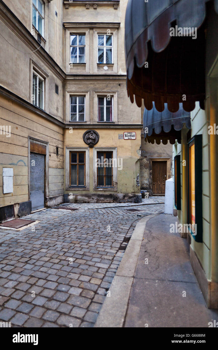 Kleeblattgasse rue, ville, à Vienne, Autriche, Europe Banque D'Images