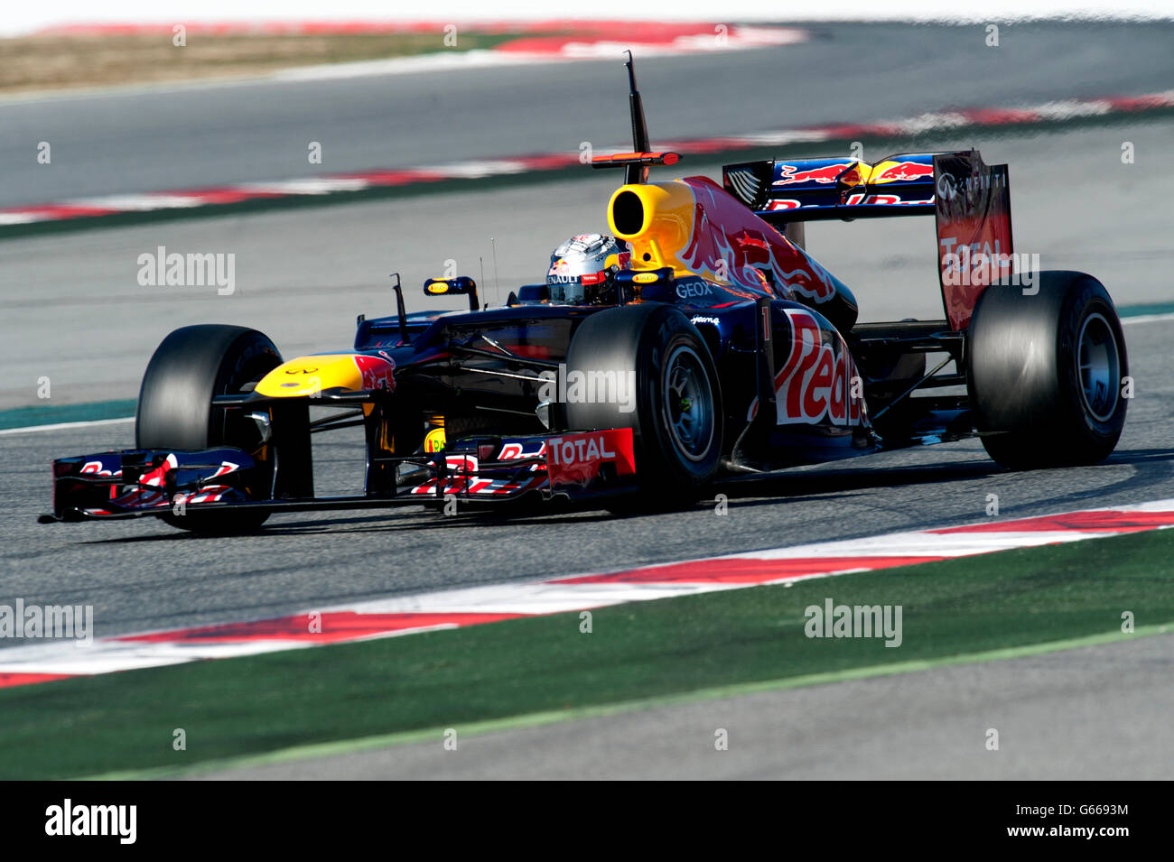 Sebastian Vettel, GER, Red Bull Racing-Renault RB8, Formule 1 séances d'essai, février 2012, Barcelone, Espagne, Europe Banque D'Images