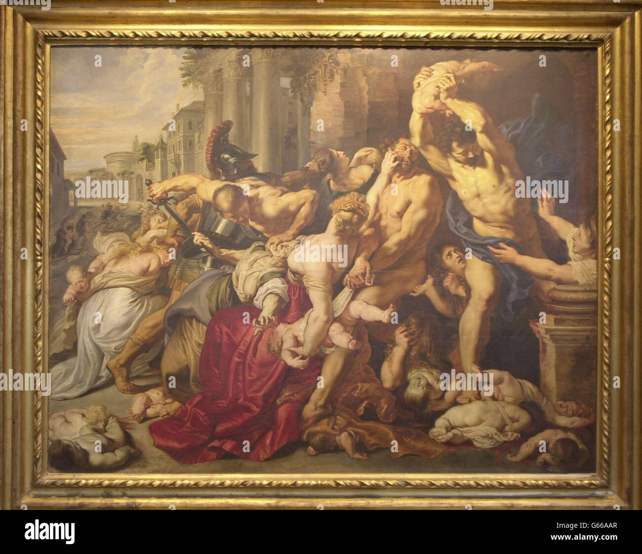 MASSACRE DE RUBENS EXPOSÉS Banque D'Images