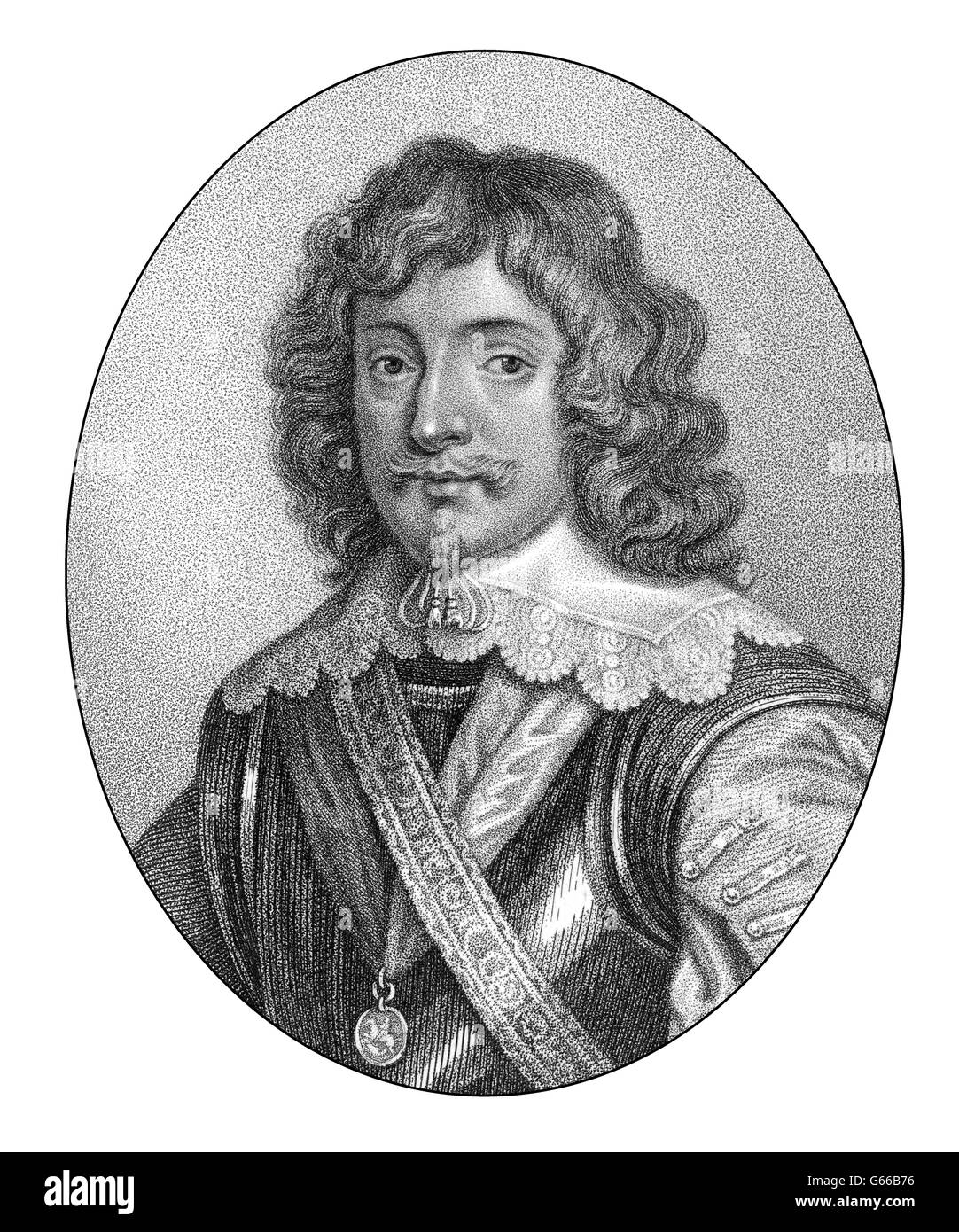 Henry Rich, 1er comte de Hollande, le Seigneur de Kensington, 1590-1649, un courtisan anglais, les pairs et soldat Banque D'Images