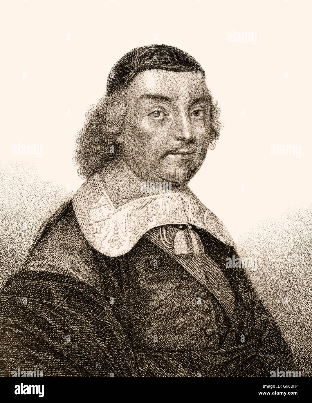 Fane Mildmay, 2e comte de Westmorland, 1602-1666, portant le titre de seigneur le Despenser, était un noble anglais, homme politique et écrivain Banque D'Images