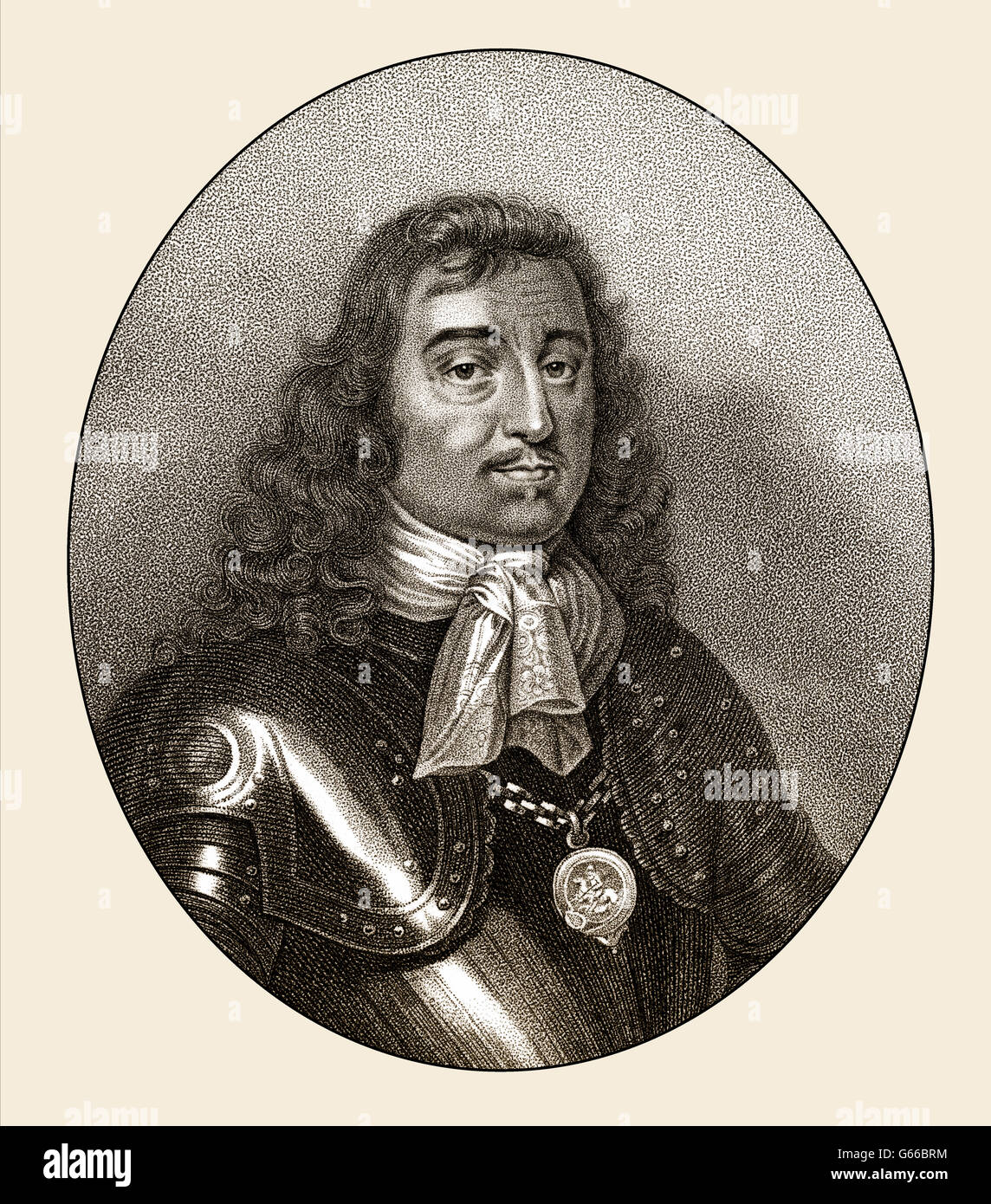 George Monck, duc d'Albemarle, 1608-1670, un soldat anglais, homme politique Banque D'Images