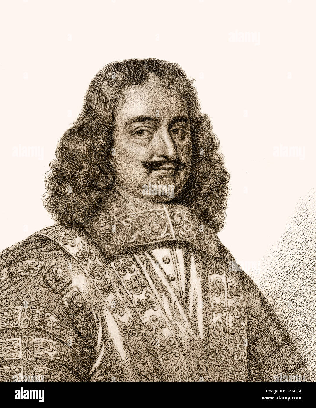Edward Hyde, comte de Clarendon, 1609-1674, un historien et homme d'état Anglais Banque D'Images