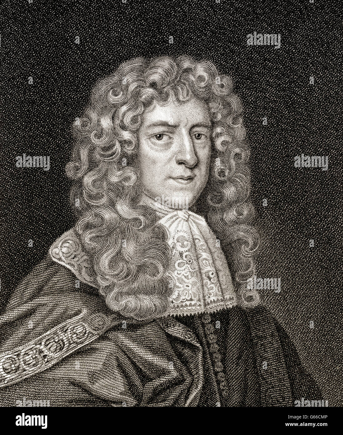 Anthony Ashley Cooper, comte de Shaftesbury, 1621-1683, un homme politique anglais Banque D'Images