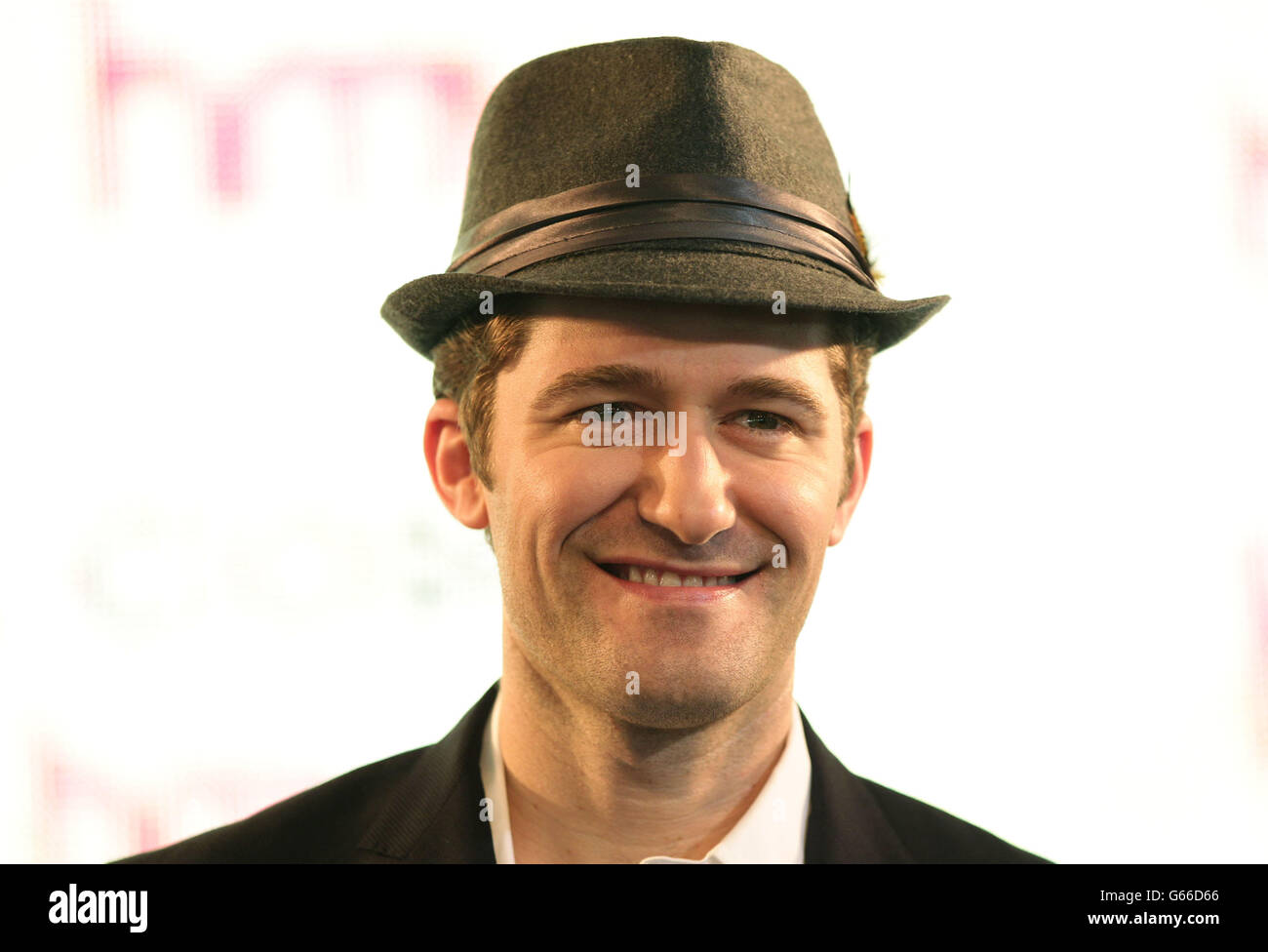 Matthew Morrison assiste à une séance de signature de son album « Where IT All commença », à HMV Oxford Street, dans le centre de Londres. Banque D'Images