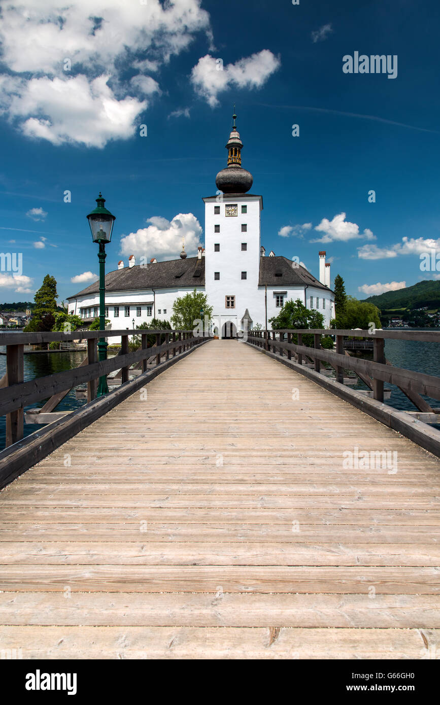 Le château Schloss Ort, Gmunden, Haute Autriche, Autriche Banque D'Images