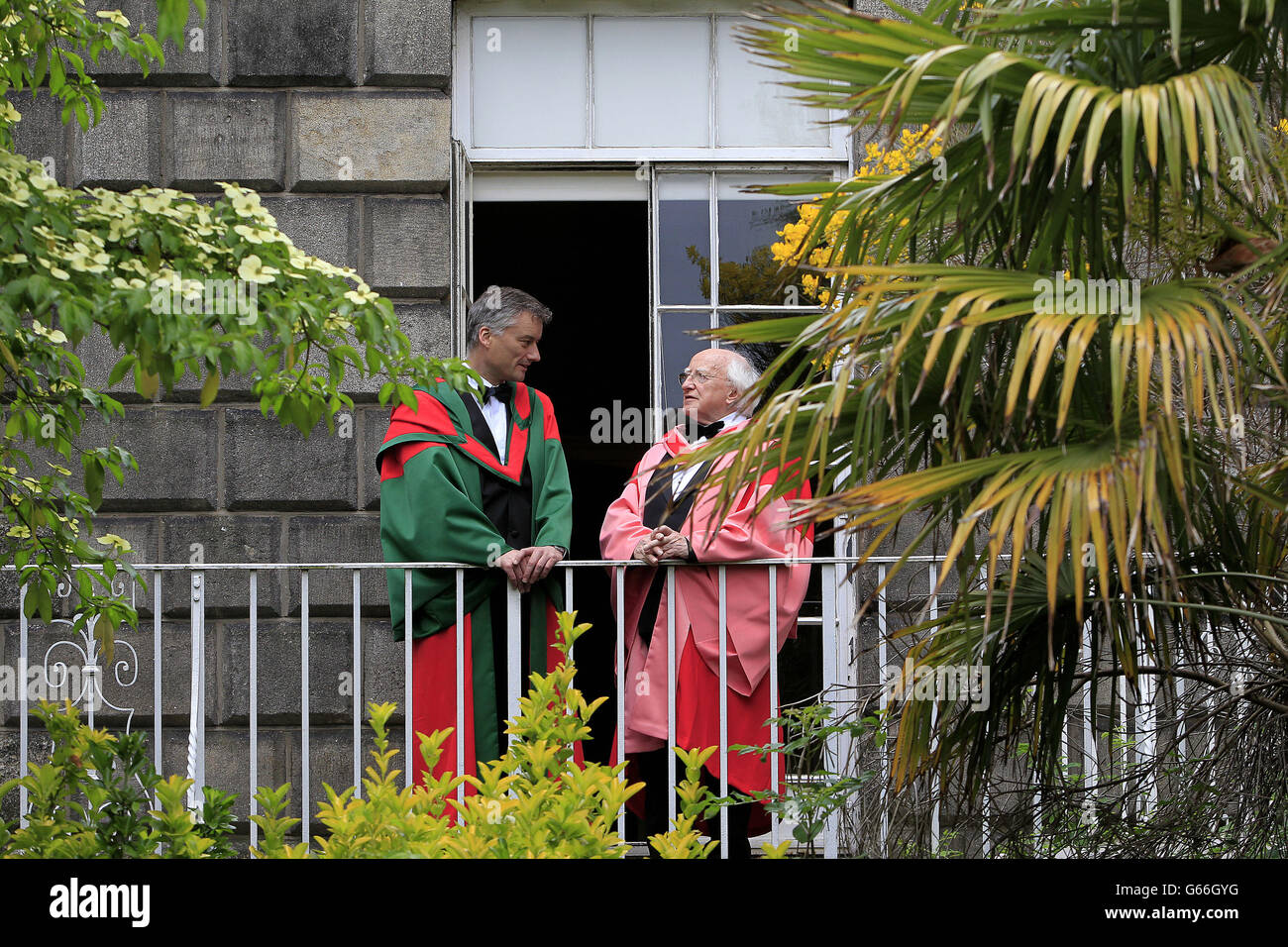 Des diplômes honorifiques à Trinity College Banque D'Images