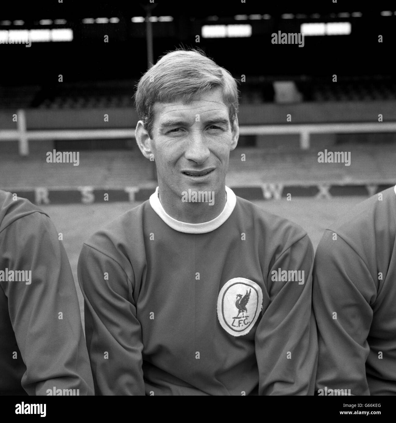 Football - Liverpool Photocall - Anfield. Geoff Strong, Liverpool. Banque D'Images