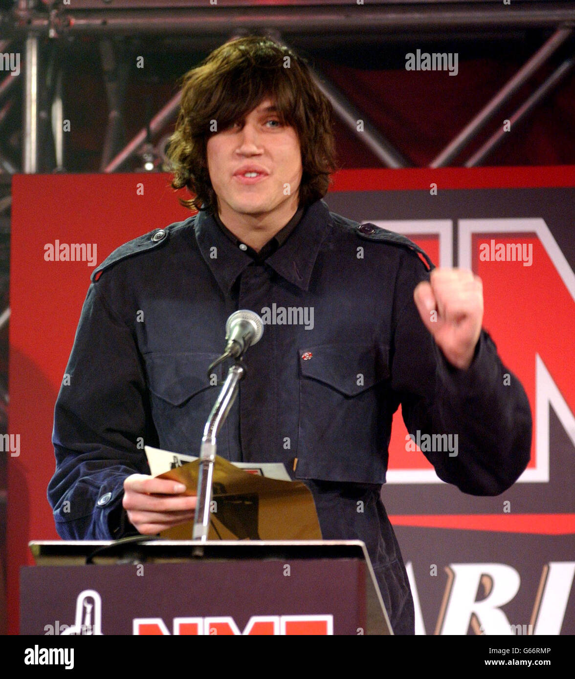 Le présentateur de télévision Vernon Kay lors des NME Carling Awards au po Na Na à l'ouest de Londres. Banque D'Images