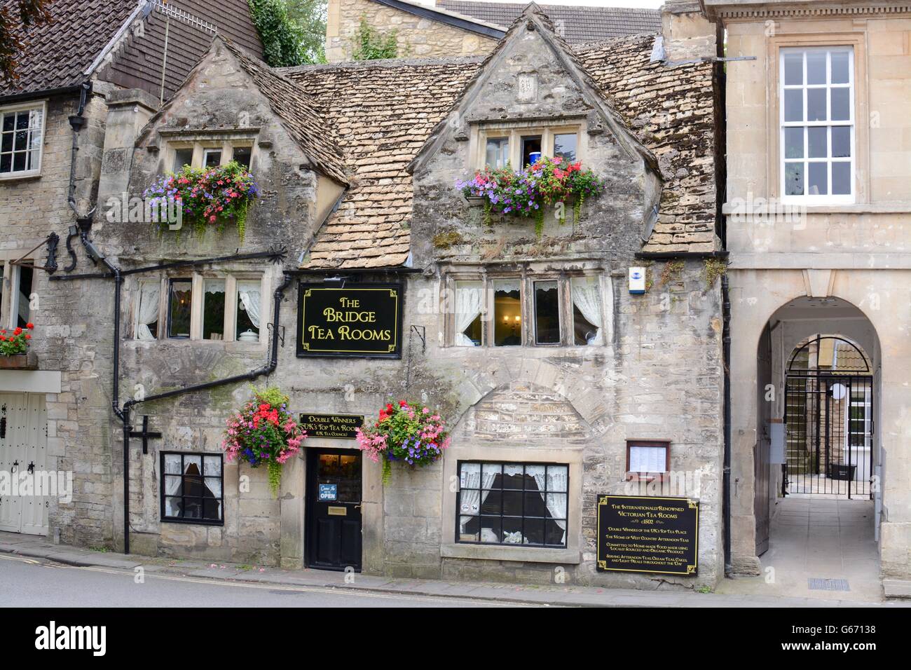 Bridge Tea Rooms - Bradford on Avon Banque D'Images
