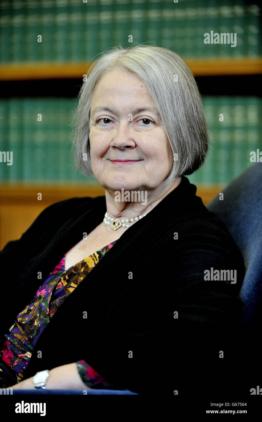 Lady Hale - Vice-président de la Cour suprême Banque D'Images