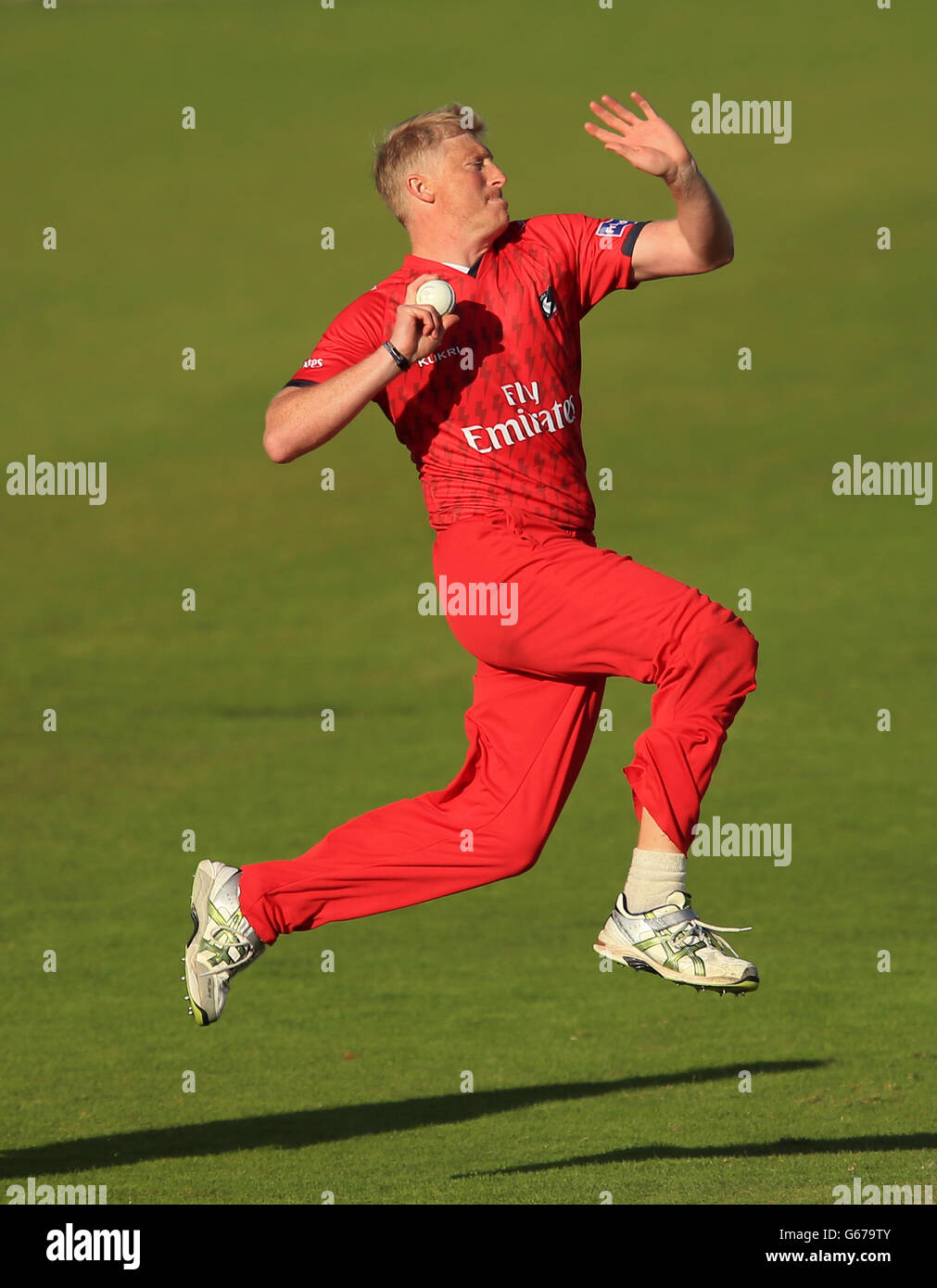 Cricket - Friends Life T20 - North Group - Durham dynamos contre Lancashire Lightning - Emirates Durham ICG. Glen Chapple, Lancashire Lightning Banque D'Images