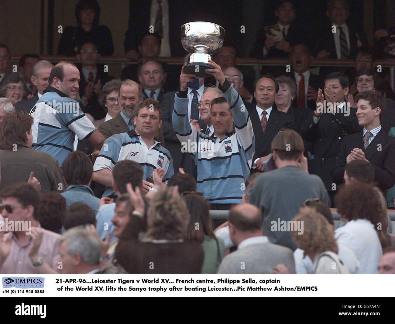 RUGBY UNION - le Sanyo Cup, Twickenham - Leicester Tigers v World XV Banque D'Images