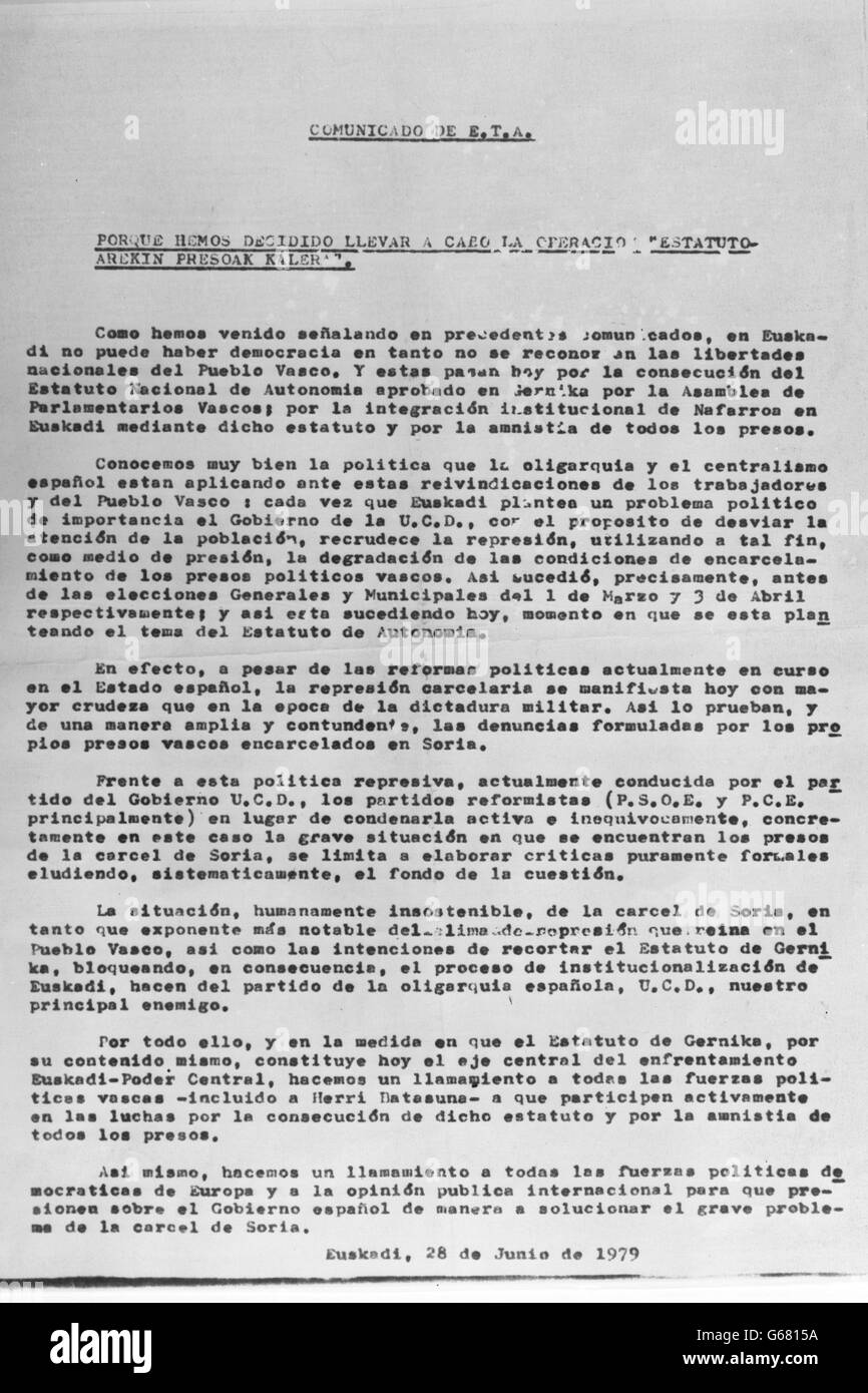Lettre Espagnole Banque D Images Noir Et Blanc Alamy