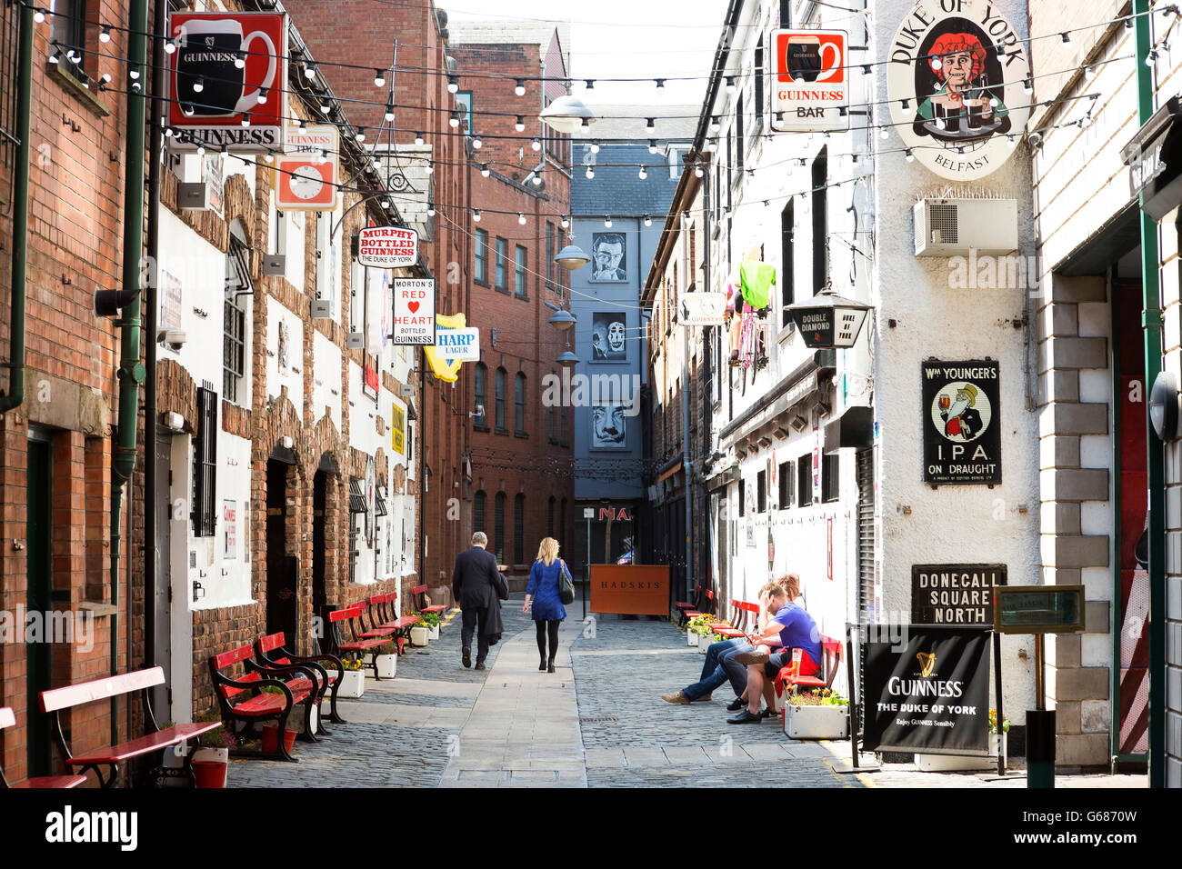 Duc de York Pub, Belfast Banque D'Images