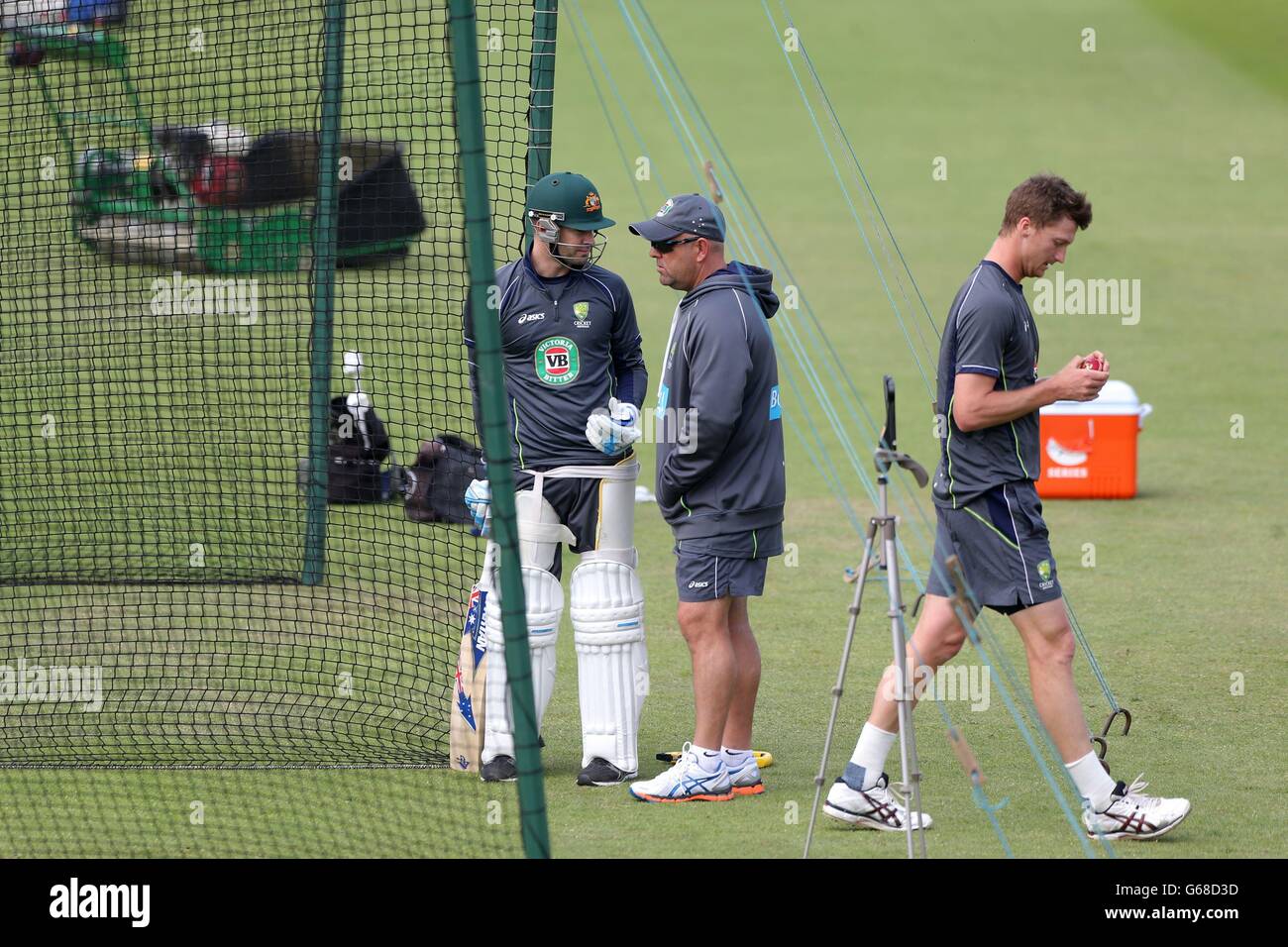 Cricket - Premier essai - Angleterre Investec Cendres v Australie - Australie - Jour deux filets Session - Trent Bridge Banque D'Images