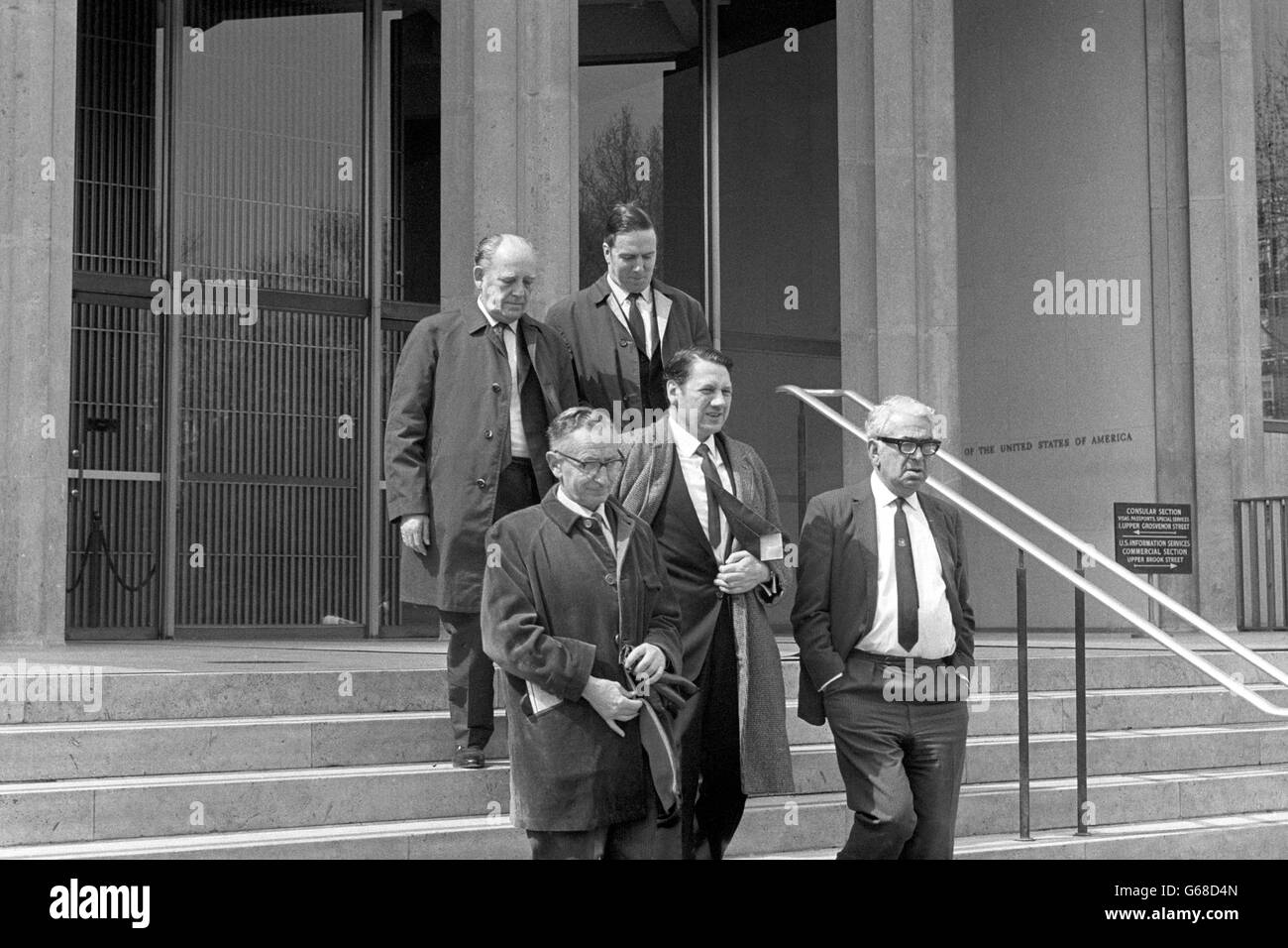 Politique - les députés du travail - Ambassade des États-Unis, Londres Banque D'Images