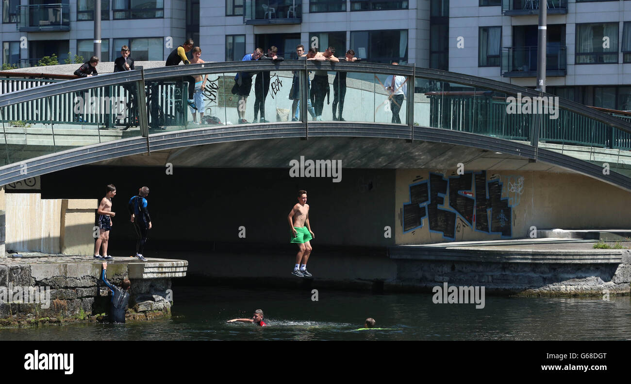 Météo d'été 9 Juillet Banque D'Images