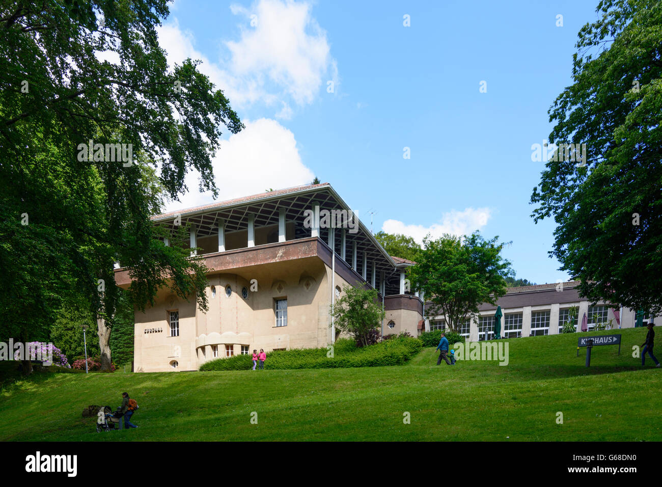 Le Kurhaus, Bad Wildbad, Allemagne, Bade-Wurtemberg, Schwarzwald, Forêt-Noire Banque D'Images