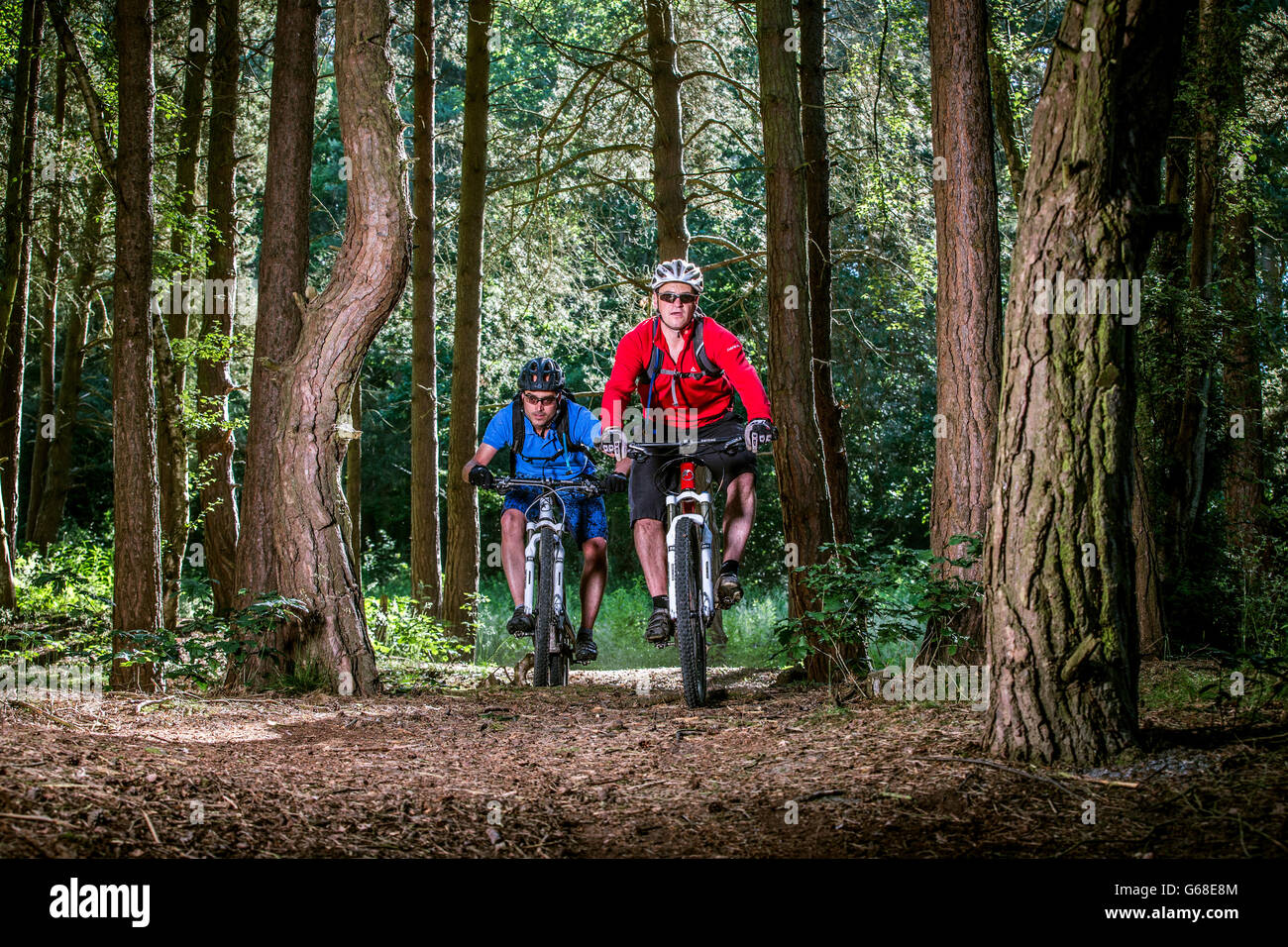 2,500 pour chaque organisme de bienfaisance. La paire ont mis en place deux pages de don juste pour les dons: justgiving.com/ironmonkeysSevernHospice et justgiving.com/ironmonkeysCureLeukemia ils ont également une page Facebook où vous pouvez suivre leur aventure: Facebook.com/ironmonkeyscycle Banque D'Images