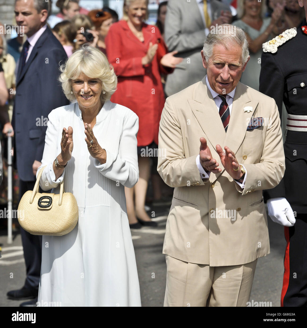 Visite royale à l'ouest du pays - le premier jour Banque D'Images