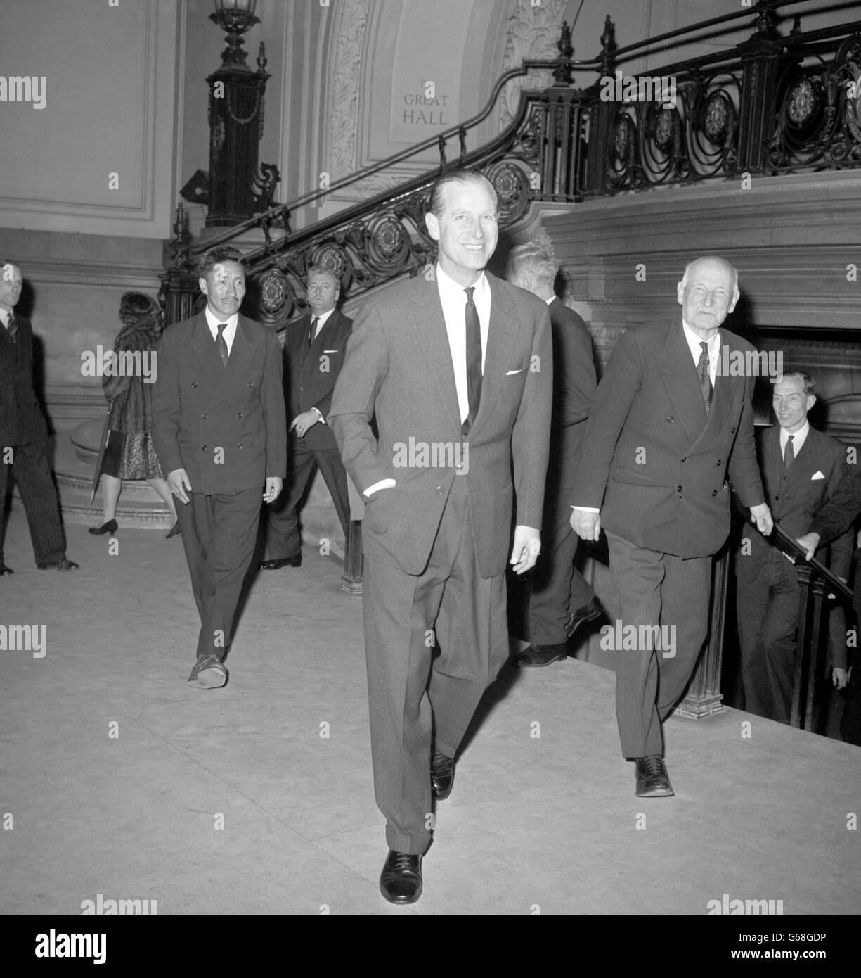 Alpinisme - Everest Réunion anniversaire - Londres Banque D'Images