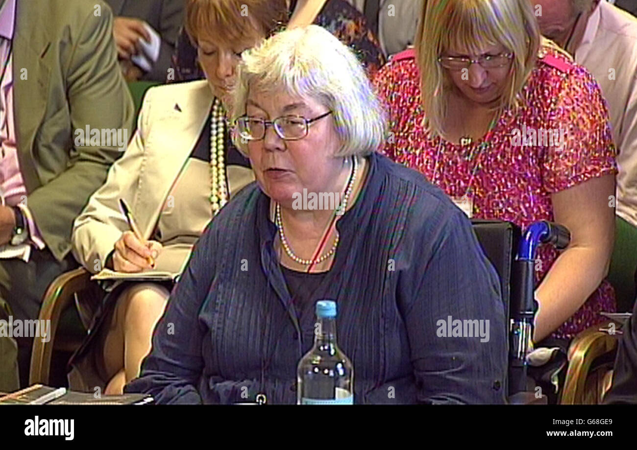 Paula Diggle, agente des comptes au Trésor, HM Treasury, présente des témoignages au Comité des comptes publics de la Chambre des communes, à Londres. Banque D'Images