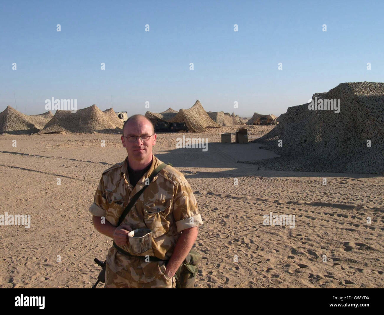 Lance Caporal Rob Hopkins Banque D'Images