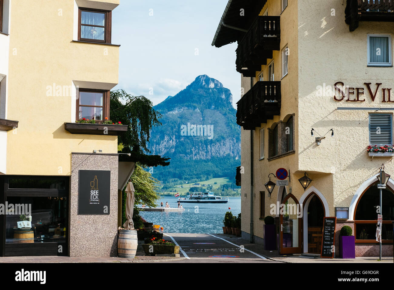 Sankt Wolfgang im Salzkammergut, Autriche Banque D'Images