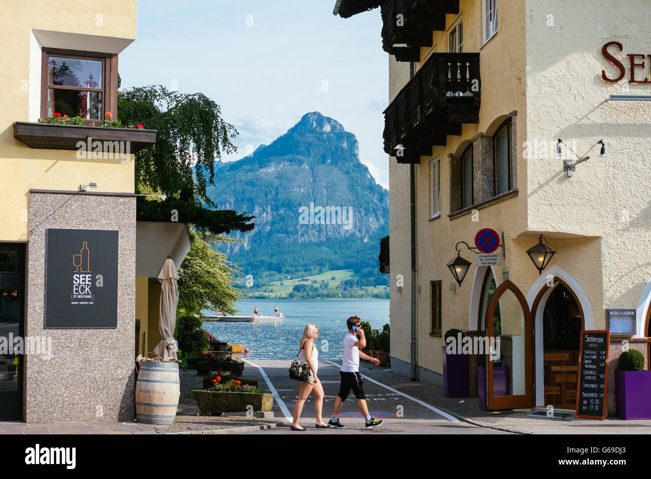 Sankt Wolfgang im Salzkammergut, Autriche Banque D'Images