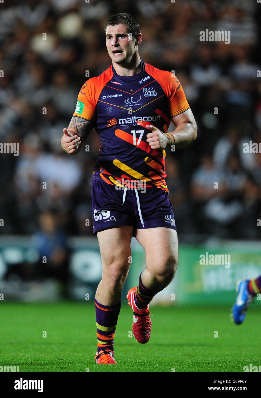 Ligue de Rugby - Super League - Hull FC v Widnes Vikings - KC Stadium Banque D'Images