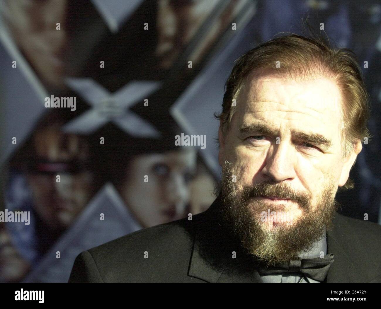 L'acteur Brian Cox arrive pour la première du film de charité X-Men 2 au complexe cinématographique Warner Village à Édimbourg. Banque D'Images