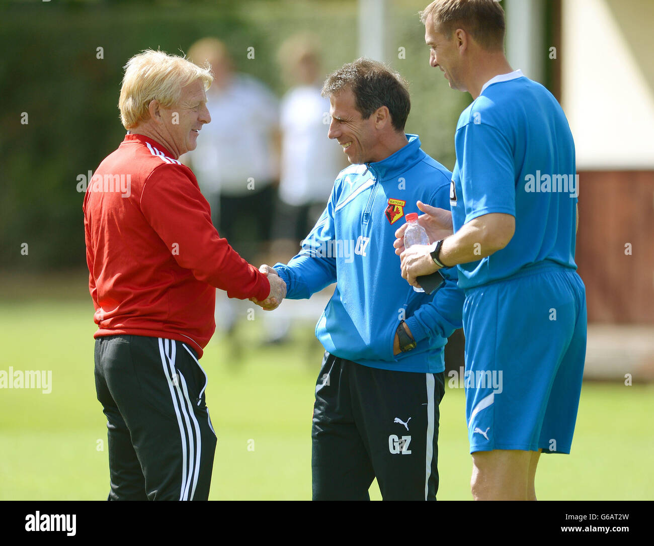 Football - match amical - Angleterre Vauxhall v Ecosse - Ecosse - Session de Formation Académie de Watford Banque D'Images