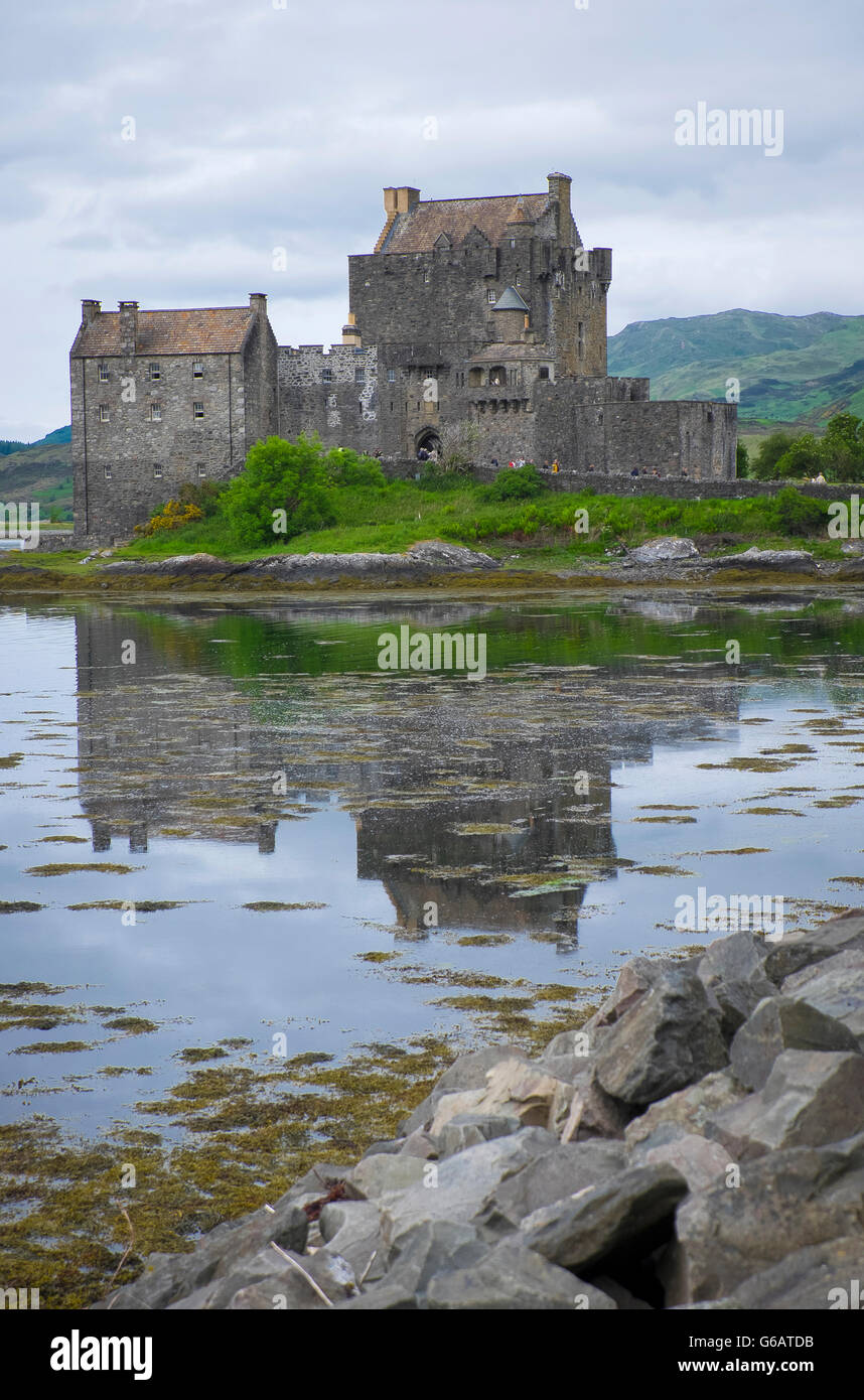 Le château d'Eilean Donan en highlands, Ecosse Banque D'Images