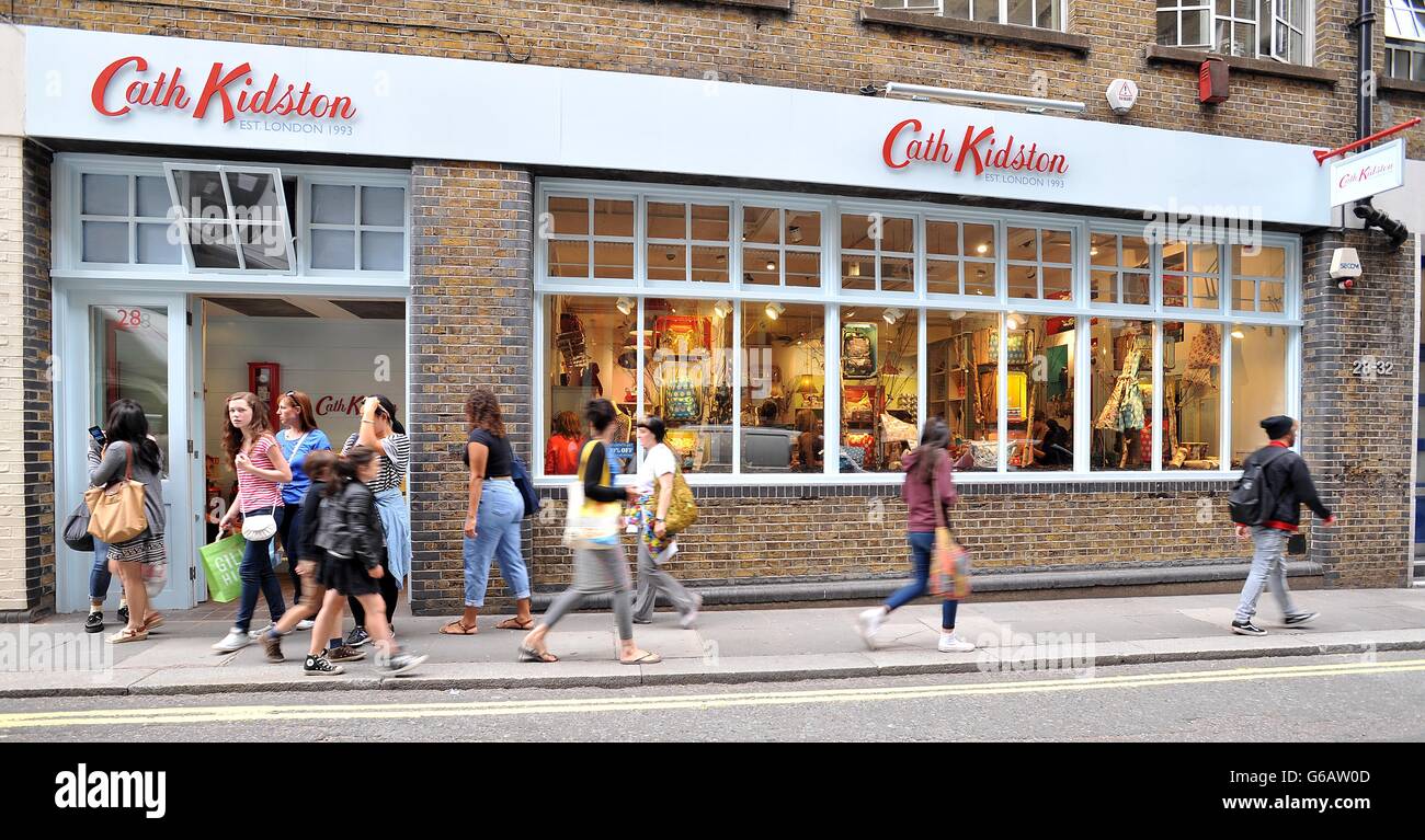 Cath Kidston - stock.Vue sur le magasin Cath Kidston de Shelton Street, Covent Garden, Londres. Banque D'Images