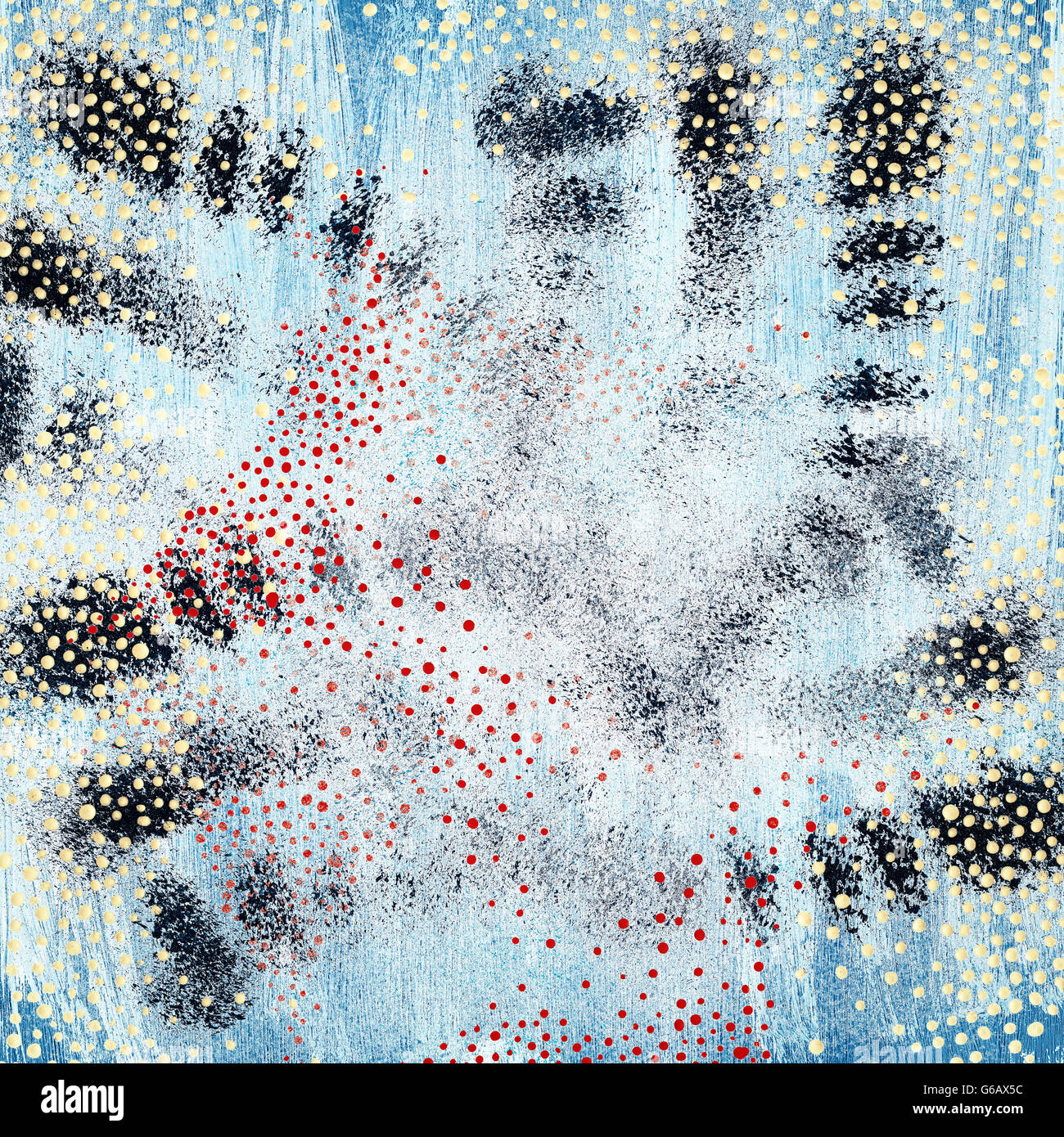 Conçu art fond. Éléments en acrylique utilisé. Banque D'Images