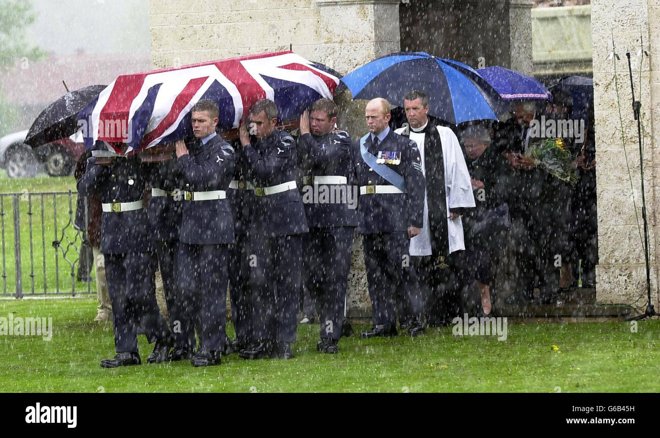 Service commémoratif de la DEUXIÈME GUERRE MONDIALE - Warburton Banque D'Images