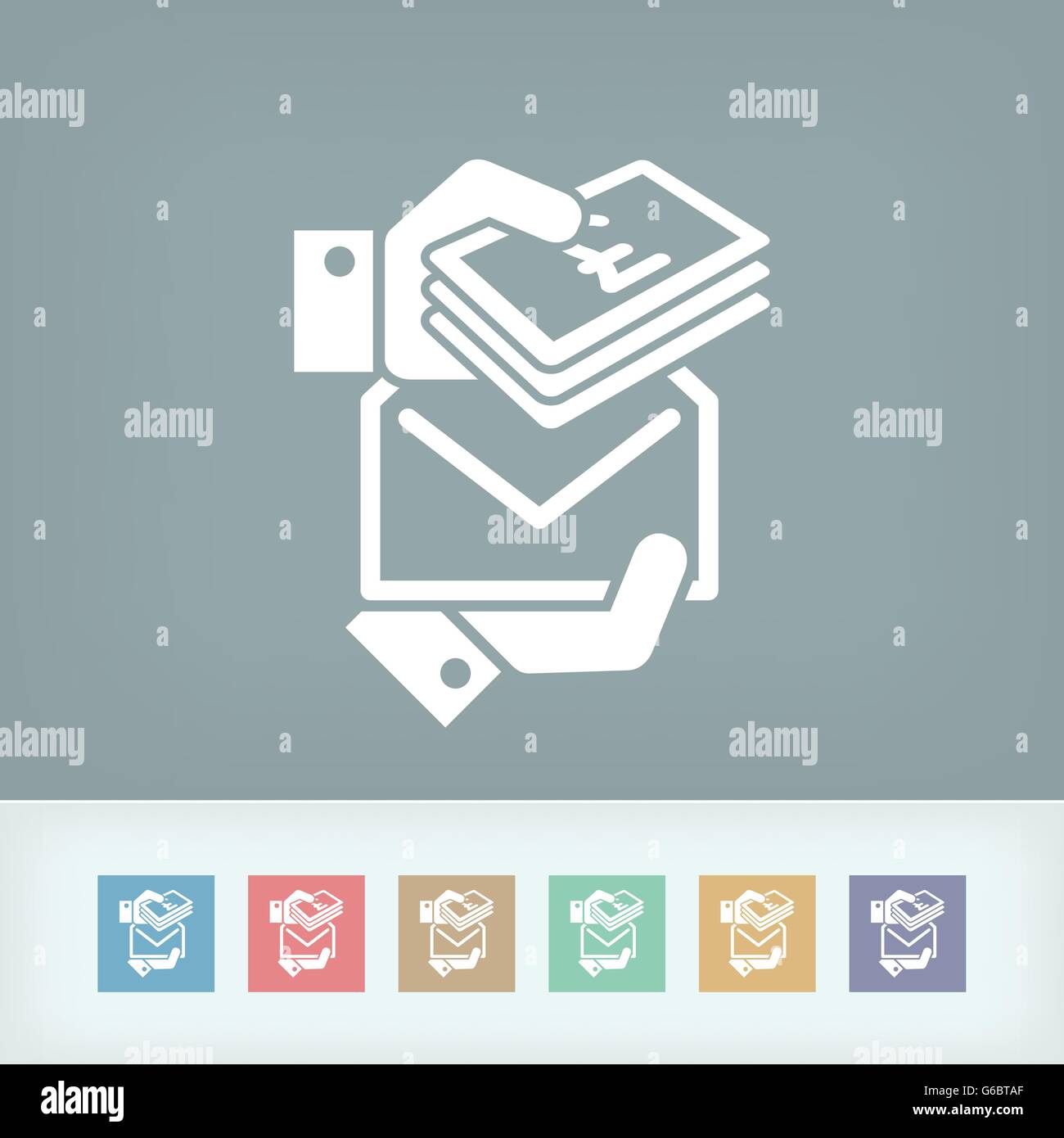 Pot-de-icône - Sterling Illustration de Vecteur