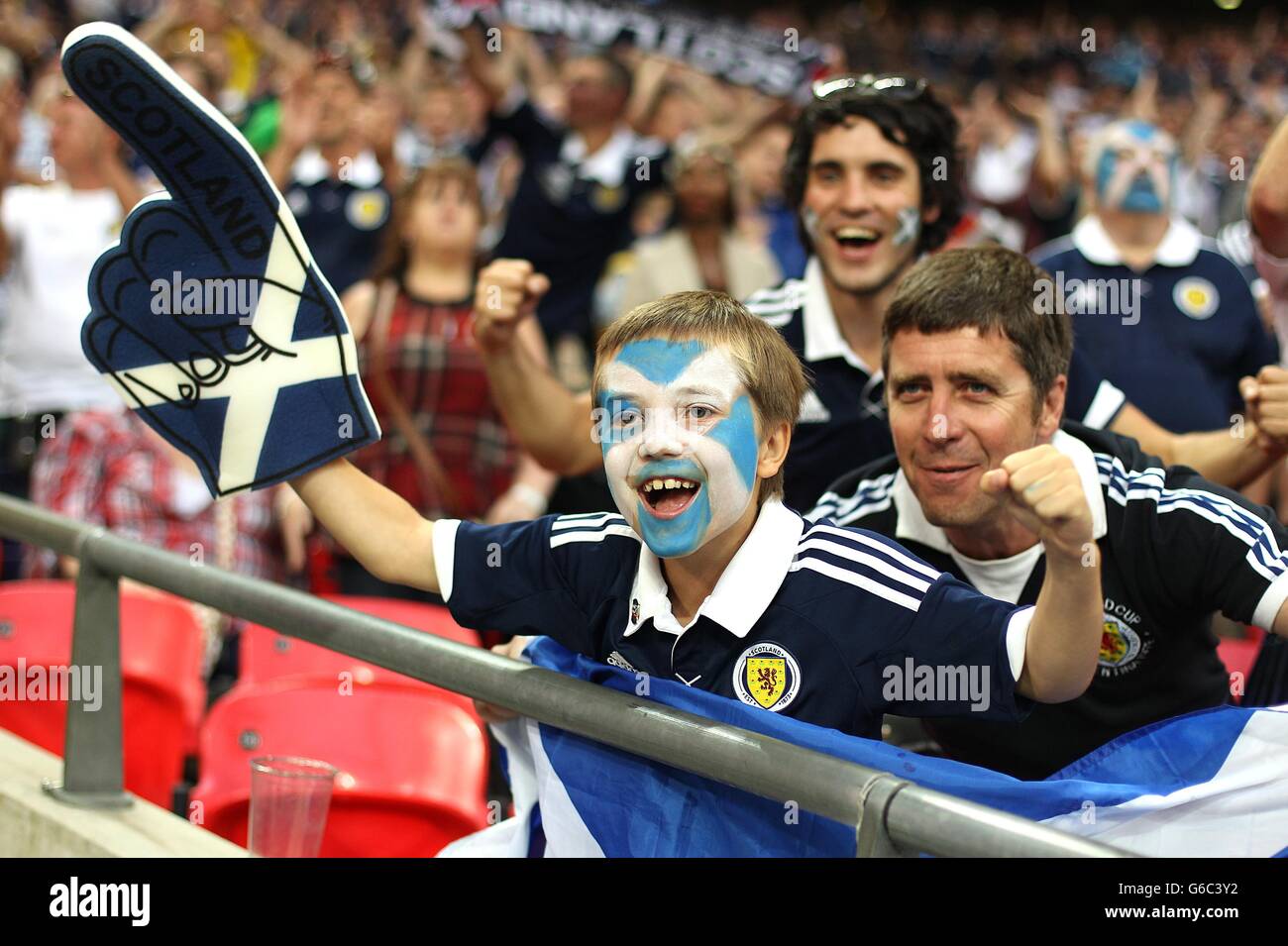 Football - match amical - Angleterre Vauxhall v Ecosse - Stade de Wembley Banque D'Images