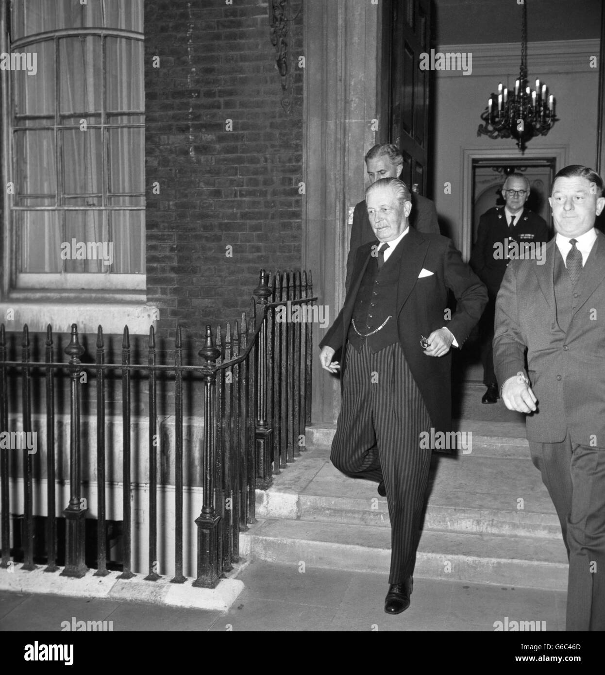 Politique - affaire Profumo - Le premier ministre Harold Macmillan - Admiralty House, Londres Banque D'Images