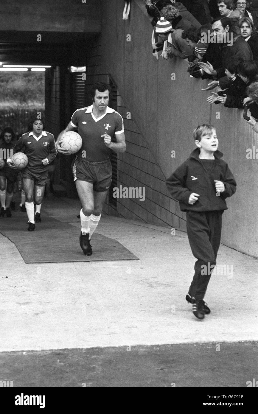 Football - Chelsea FC - Peter Osgood.Peter Osgood fait un retour à Chelsea après une absence de près de cinq ans, dans laquelle il a joué pour Southampton et les Furies de Philadelphie. Banque D'Images