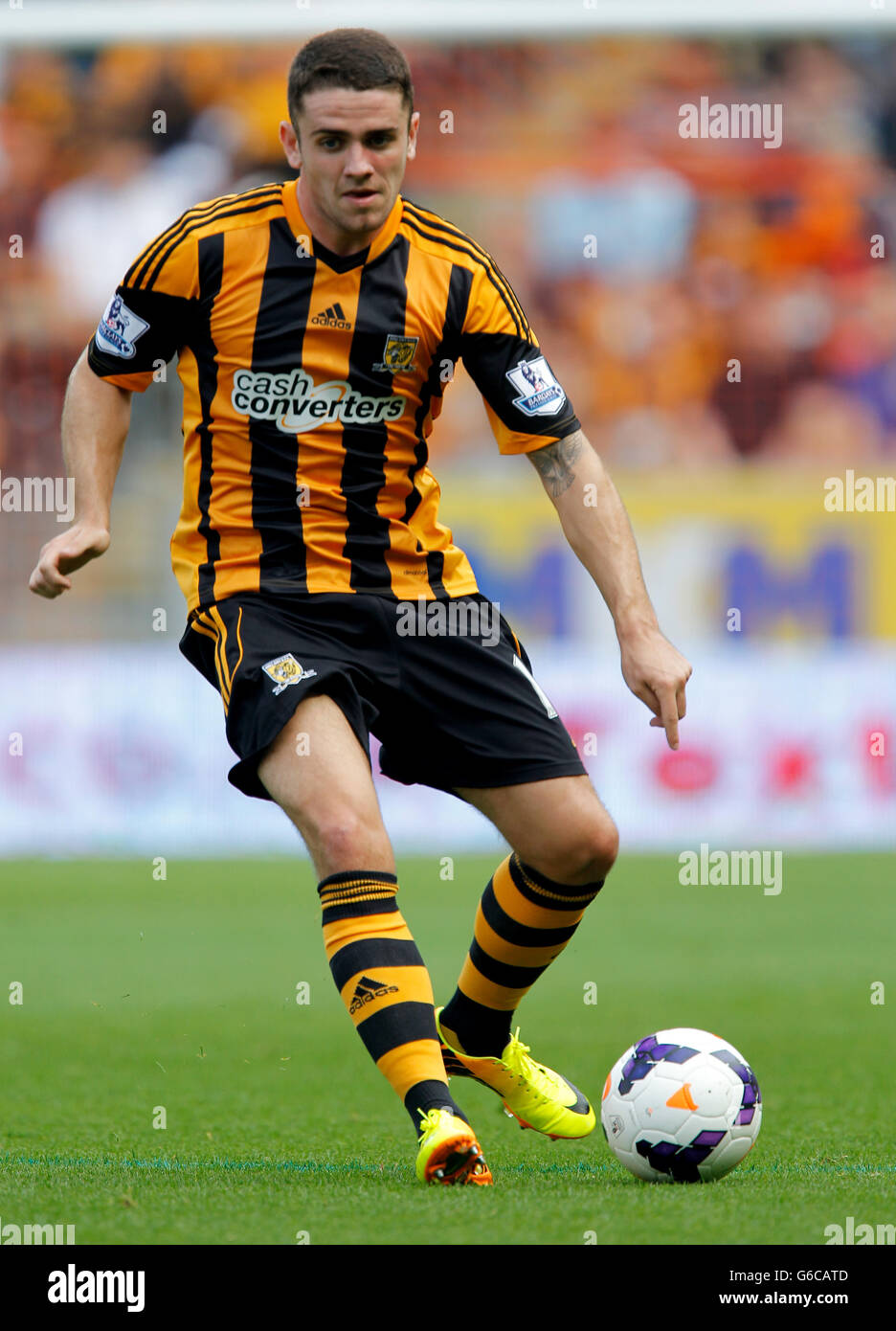 Football - Barclays Premier League - Hull City Tigers / Norwich City - KC Stadium. Robbie Brady, Hull City Tigers Banque D'Images