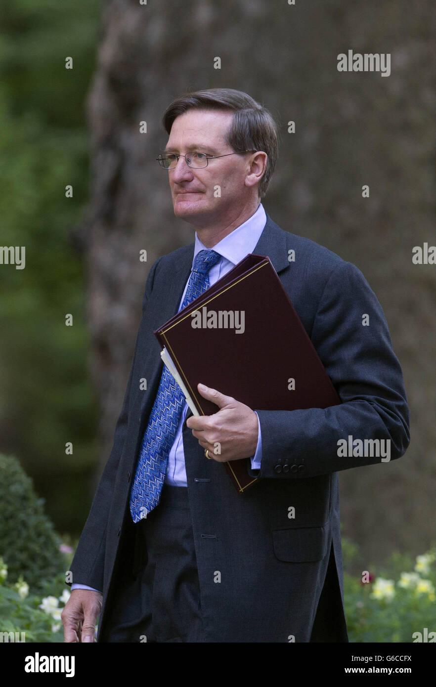 Le procureur général Dominic Grieve QC arrive au 10 Downing Street, dans le centre de Londres. Banque D'Images