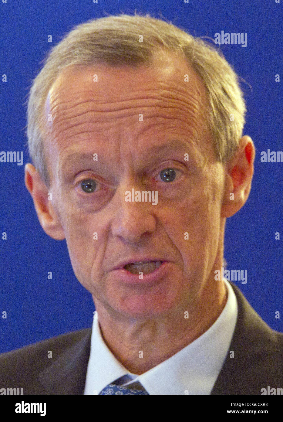 Vincent Crowley, Directeur général du groupe Independent News & Media lors de l'AGA de la société à l'hôtel Westbury, Dublin. Banque D'Images