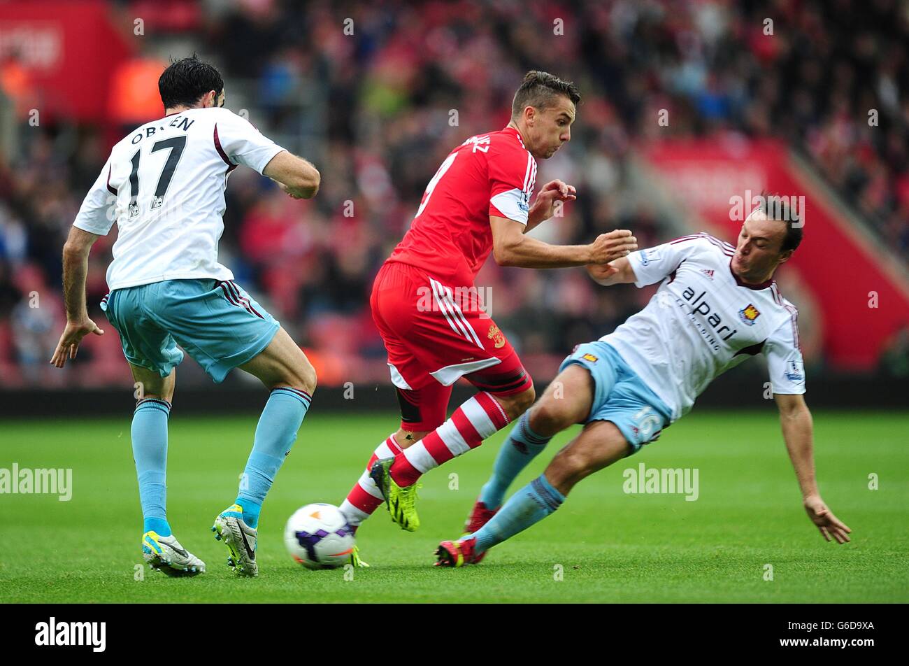 Soccer - Barclays Premier League - Southampton v West Ham United - St Mary's Banque D'Images