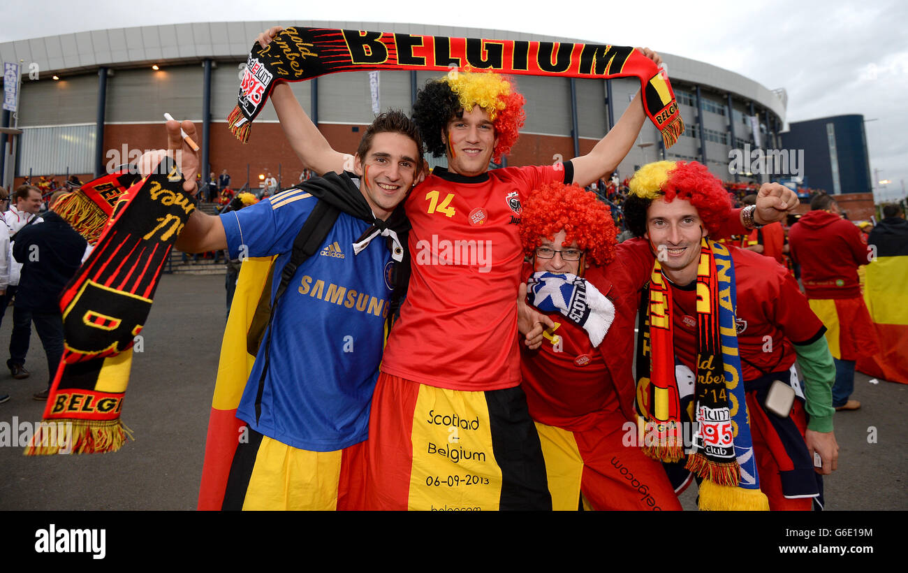 Soccer - Qualification de la Coupe du Monde 2014 - Europe - Groupe A -  Ecosse / Belgique - Hampden Park Photo Stock - Alamy