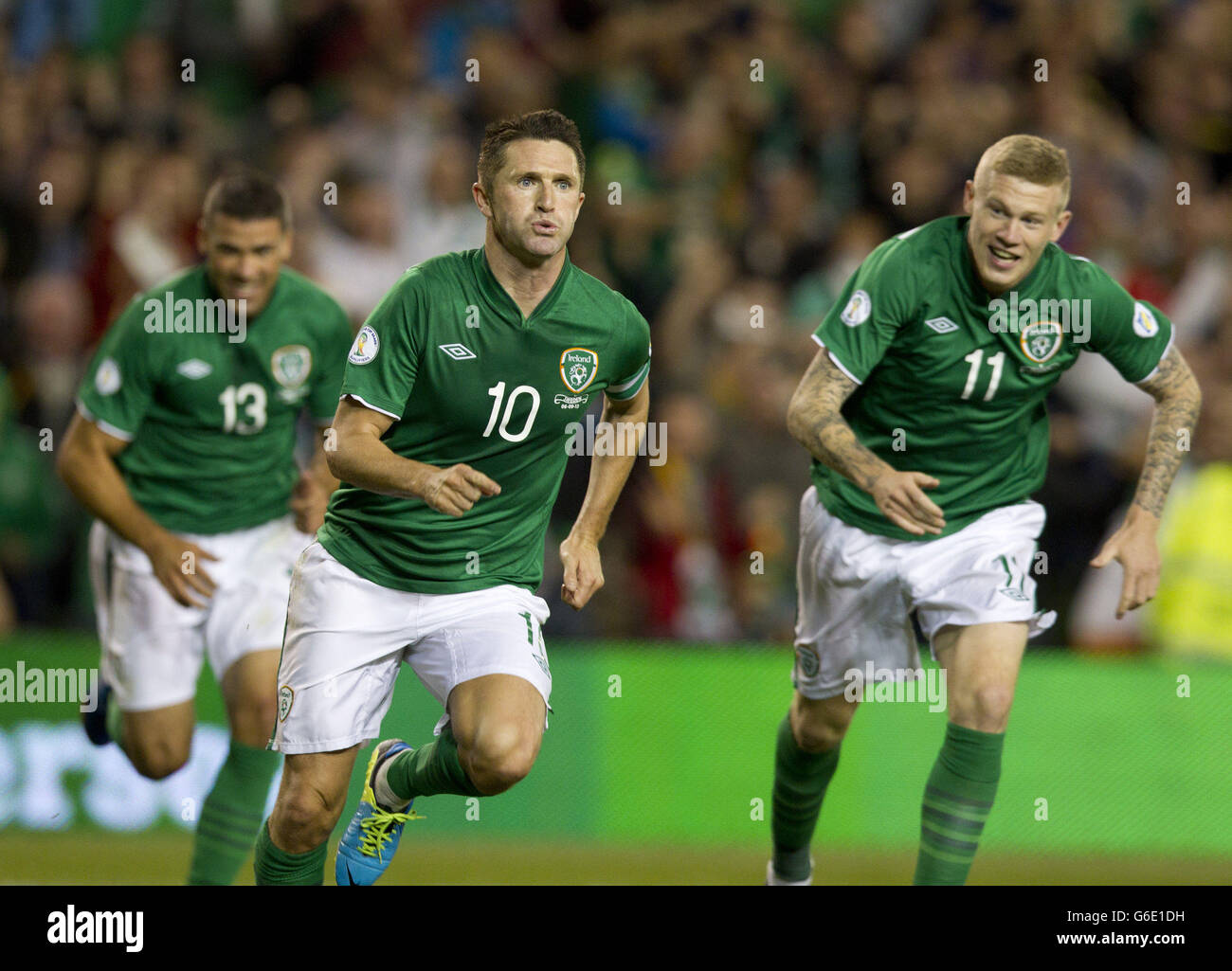 Football - Coupe du Monde de la FIFA Qualifications - Groupe C - République d'Irlande / Suède - Aviva Stadium Banque D'Images